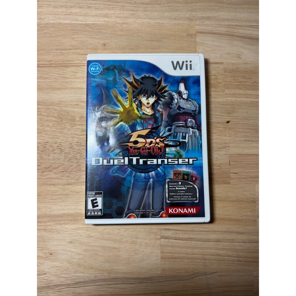 Yu-Gi-Oh! 5D's Duel Transer Wii Video Game Cards Multiplayer NTSC - CLEAN/CIB!